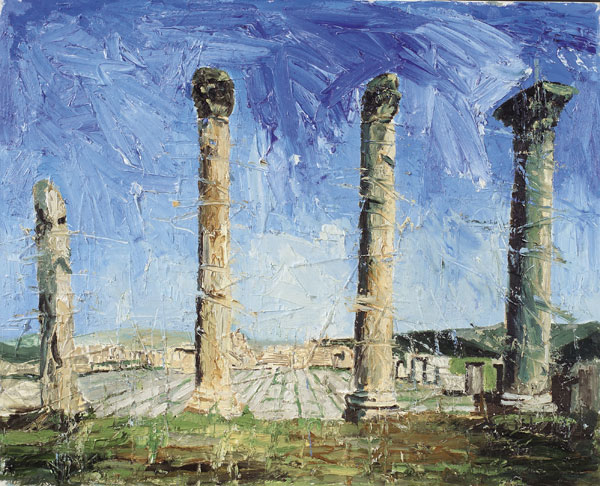 Der Wind von Djemila im Sommer 1984, 2004, 85 x 105 cm