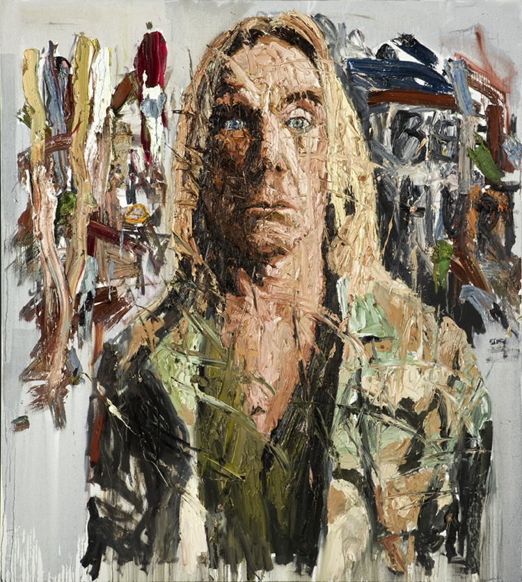 Iggy Pop, Öl auf Leinwand, 200 x 180cm, 2009