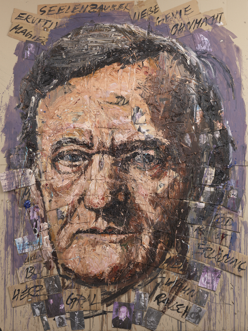 Wagner, Öl auf Pappe, 280 x 210cm, 2013