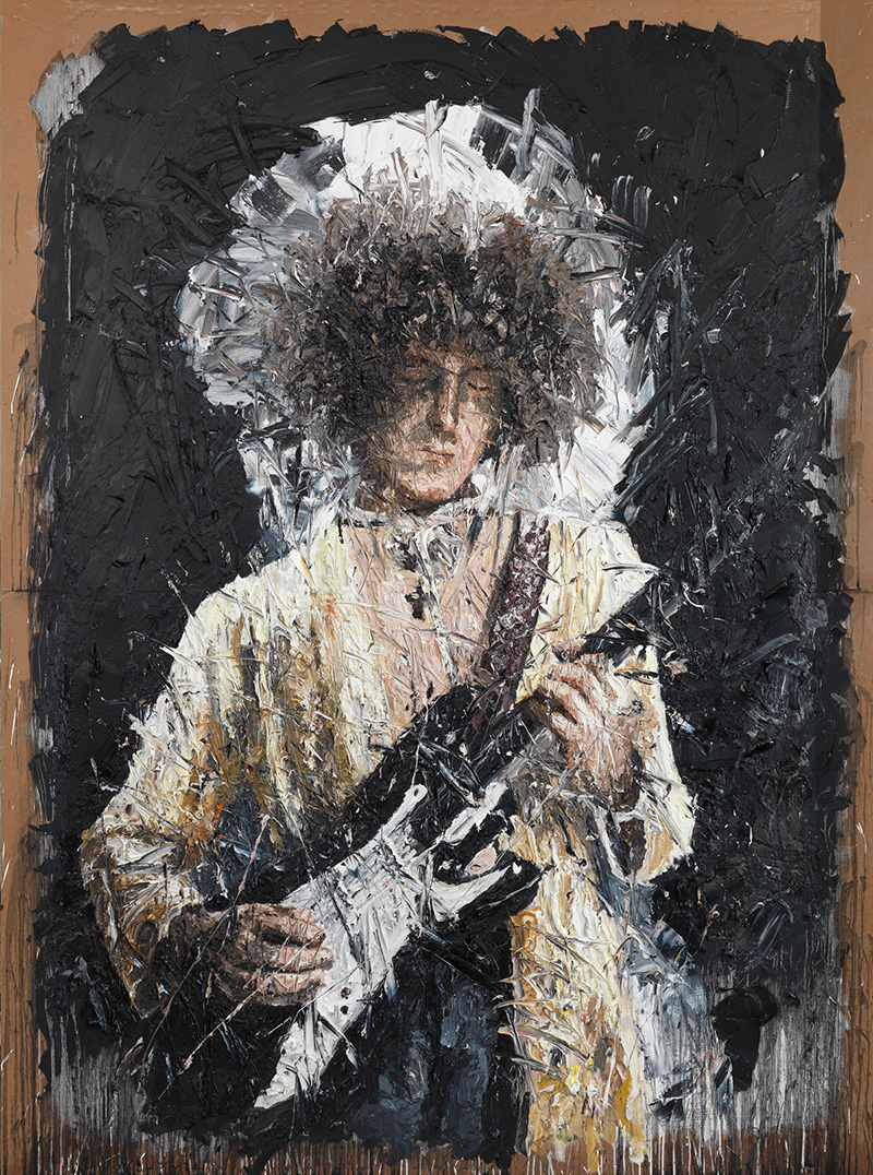 Mick Taylor, 2014, Öl auf Leinwand, 280 x 210 cm